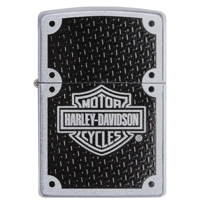 Zippo Harley Davidson Chrome Lighter #24025 1
