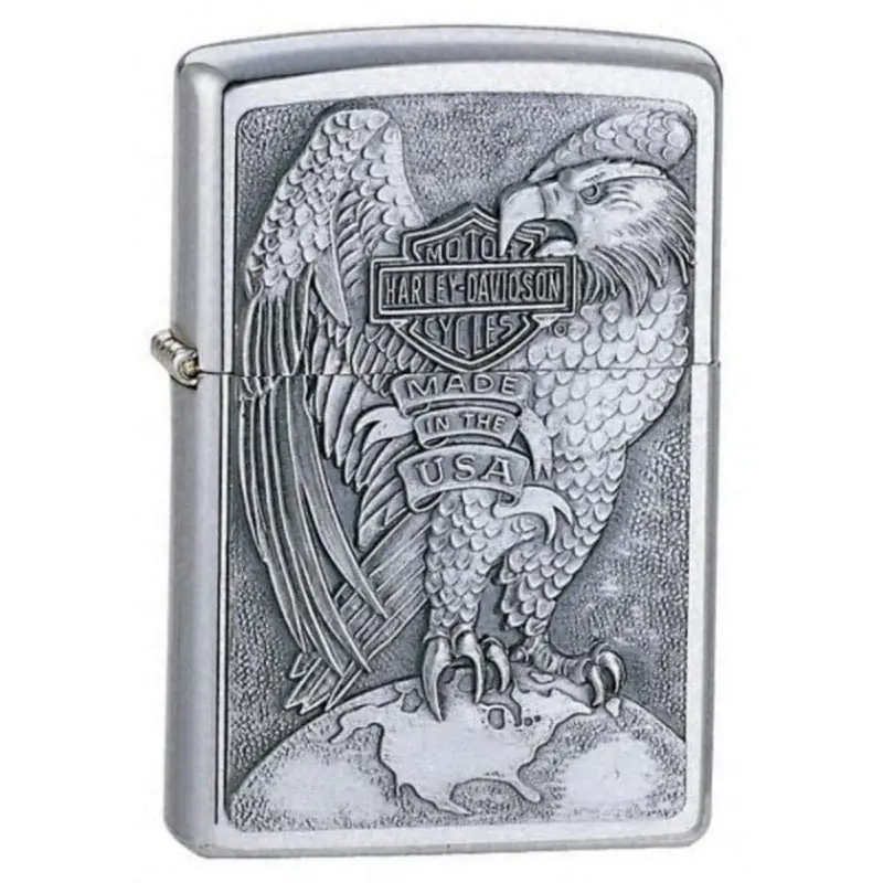 Zippo Silver Stainless Steel Lighter #200Hd/H231 1