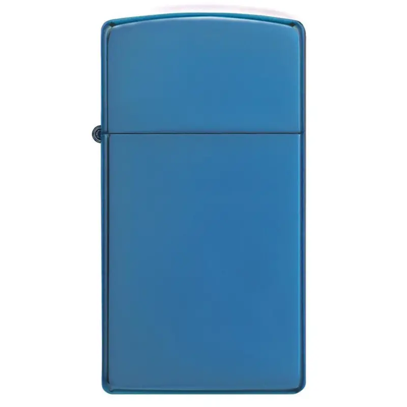 Zippo Slim Blue Design Lighter #20494 1