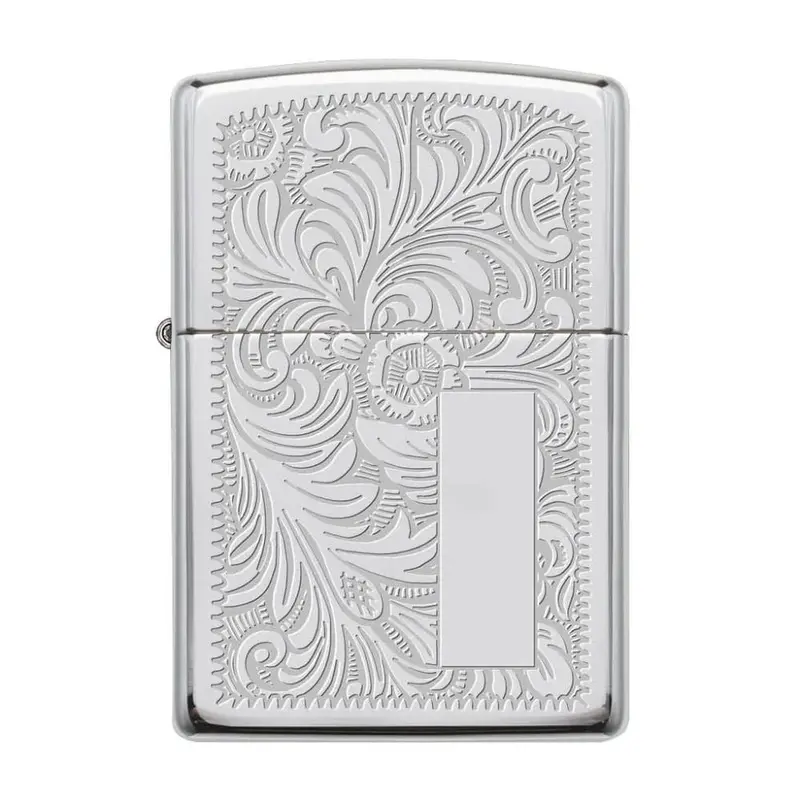 Zippo Venetian Chrome Lighter #352 1