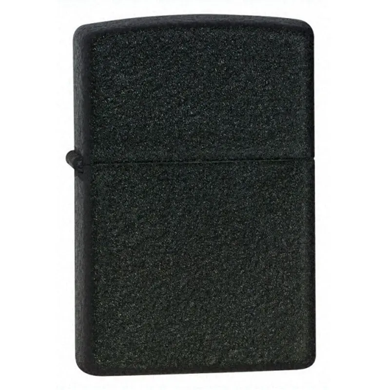 Zippo Windproof Lighter Black Crackle #236 1