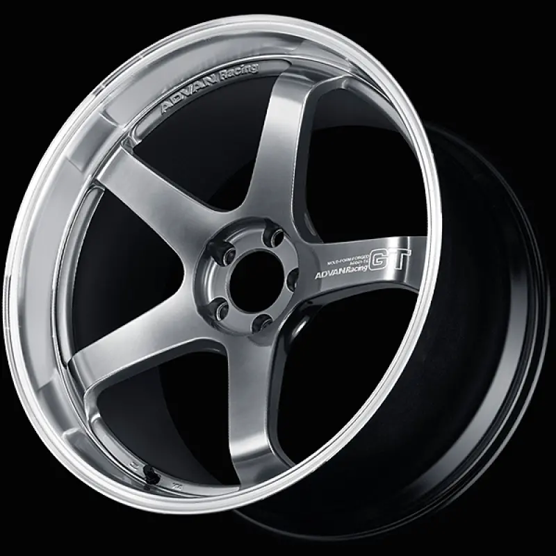 Advan Gt Premium Forged Wheel — 19X10", +35Mm Offset, 5X114.3, 73Mm Bore, Machined Hyper Platinum Black 1
