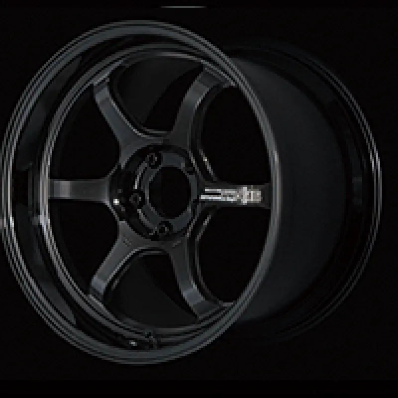 Advan R6 Racing Wheel – 18X7.5", +44 Offset, 5X112 Pcd, Titanium Black Finish 1