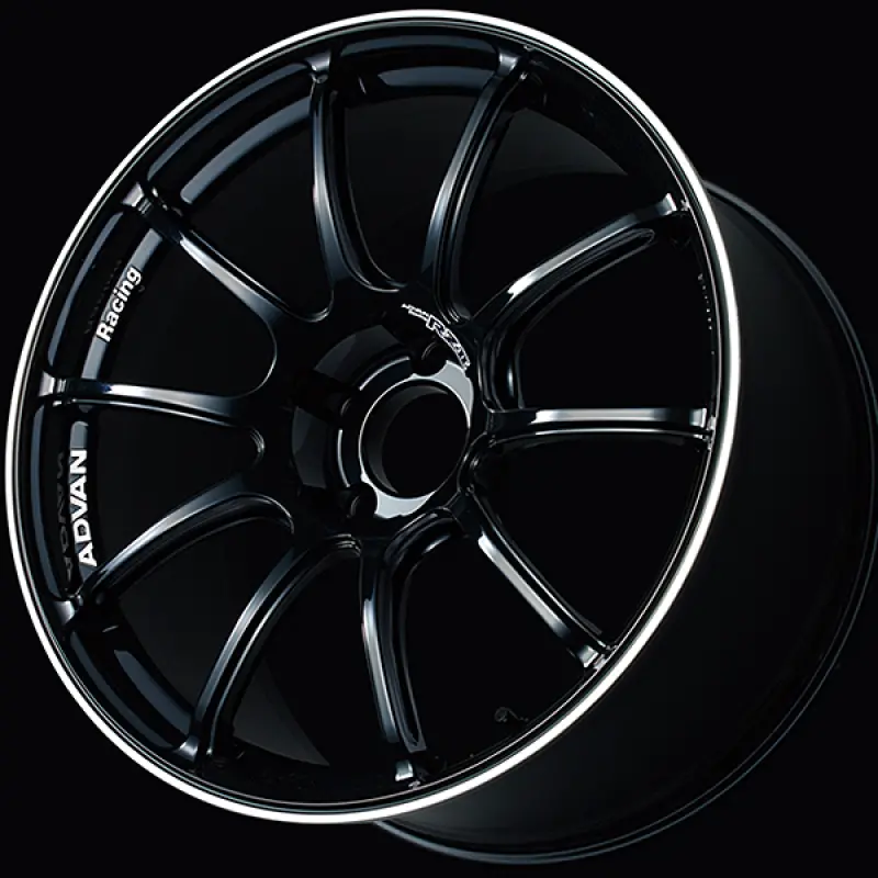 Advan Rzii 15X8.0 / +35 Offset / 4-100 / 63Mm Bore / Racing Gloss Black & Ring 1