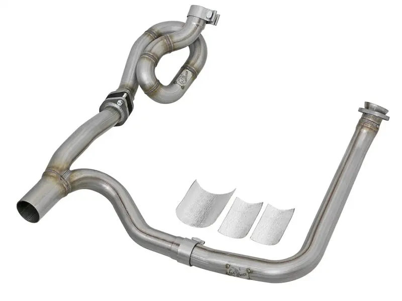 Afe Power Twisted Steel Y-Pipe With Loop Relocation For 2012–2018 Jeep Wrangler Jk 3.6L V6 1