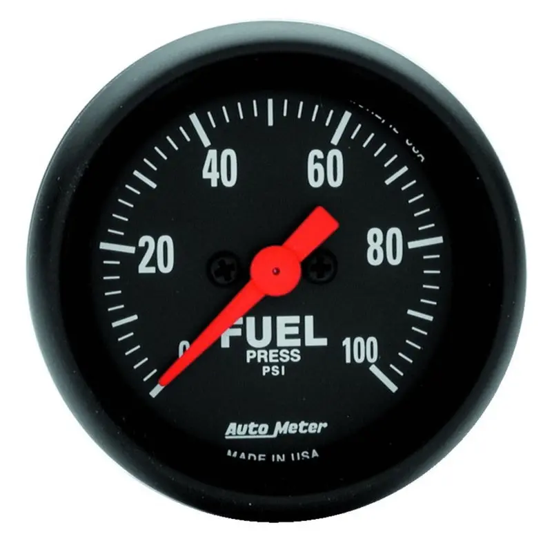 Autometer Fuel Pressure Gauge – 52.4Mm (2-1/16") Dial, 0–100 Psi Range, No Peak/Valley Memory 1