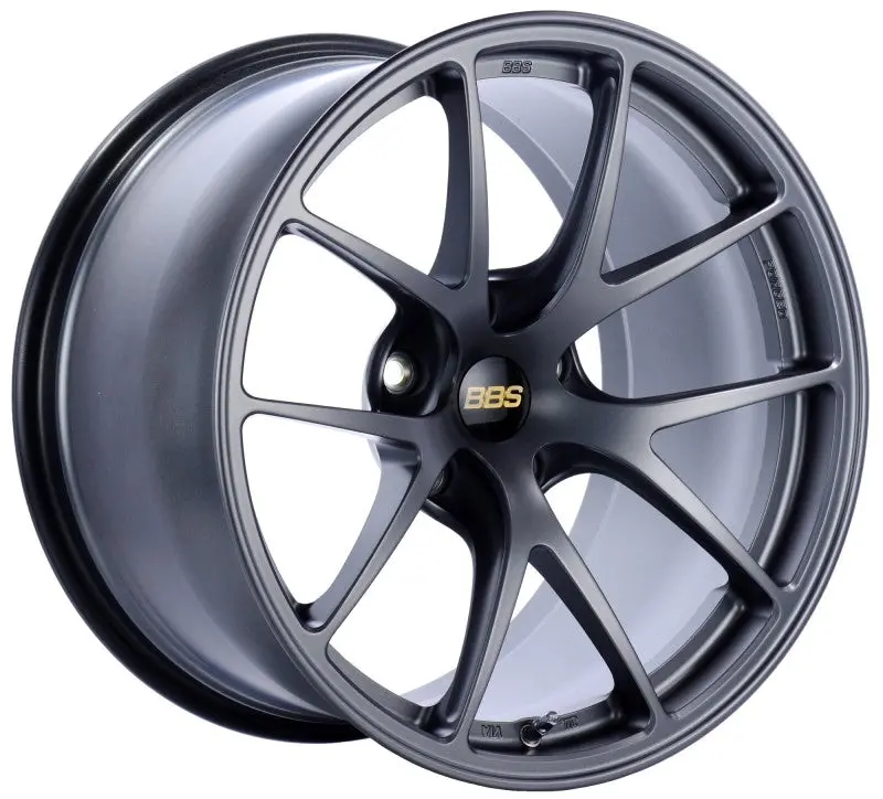 Bbs Ri-A 18X9.5 Matte Graphite Alloy Wheel – 5X114.3, Et35, -82Mm Offset (Pfs/Clip Required) 1