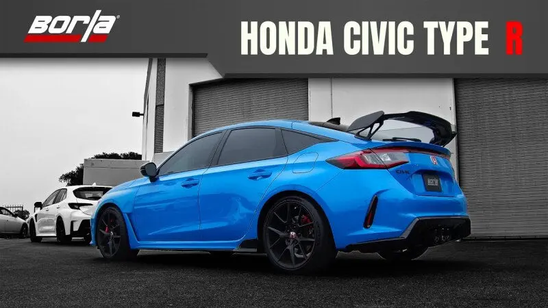 Borla Atak Cat-Back Exhaust System For 2023 Honda Civic Type R (Manual/Automatic) – Dual 4″ Tips 2