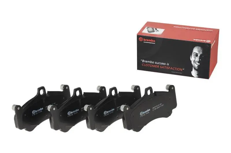 Brembo Premium Front Brake Pads For 2017–2020 Audi A4 – Low-Metallic Oem-Equivalent Replacement 1