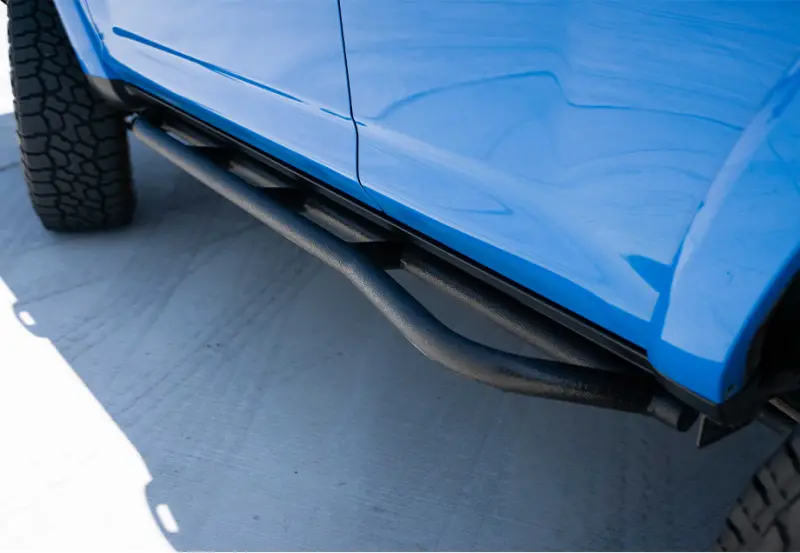Cali Raised Trail Edition Bolt-On Rock Sliders For 2010–2024 Toyota 4Runner – Kick-Out Design, Powder-Coated 1