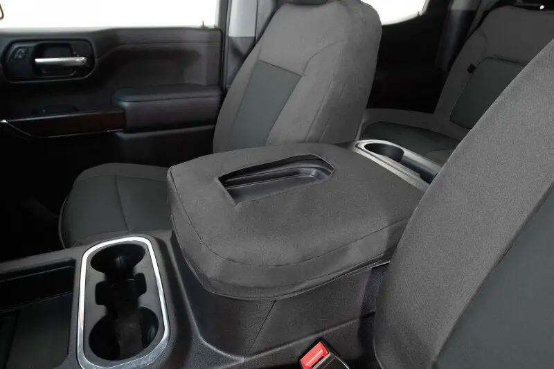 Covercraft Endura Precisionfit Seat Covers For 2019–2024 Dodge Ram 1500 – Second Row, Silver/Charcoal 1