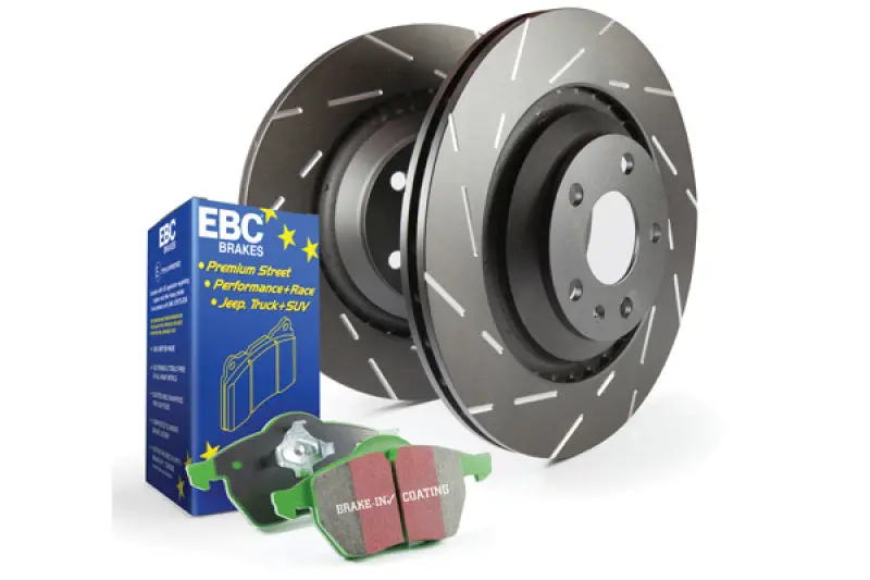 Ebc Greenstuff S2 Brake Kit With Usr Drilled And Slotted Rotors 1
