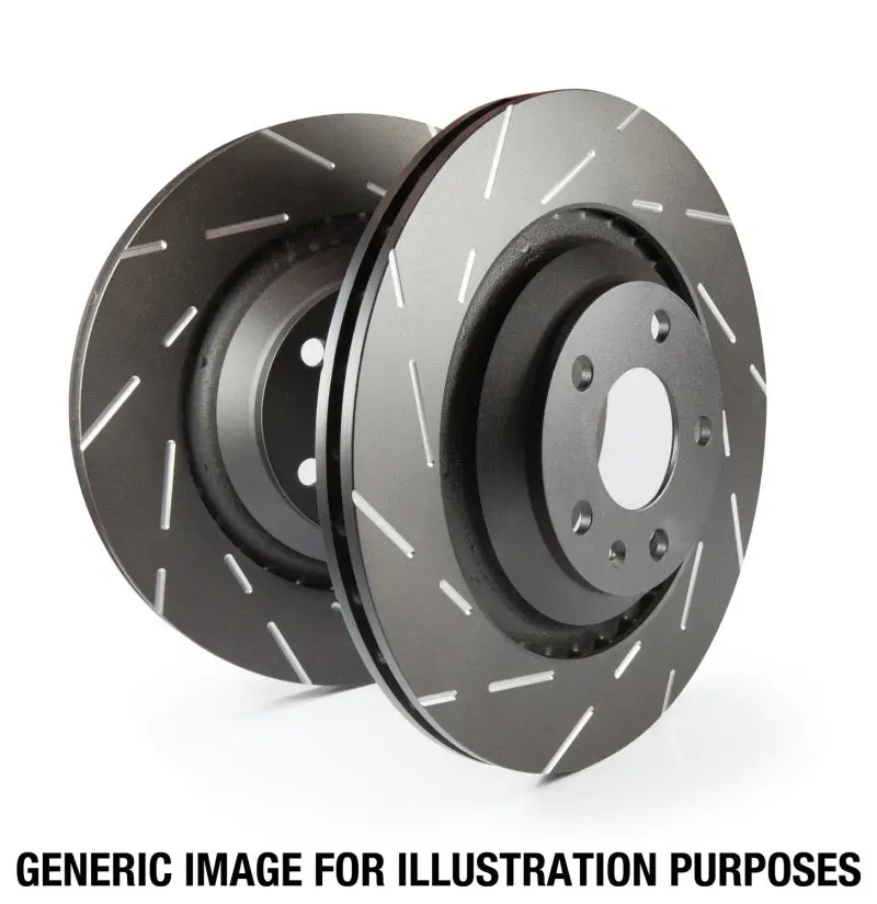 Ebc Slotted Front Brake Rotors For 2006–2009 Mercedes-Benz E320 Cdi (W211) 3.0L Turbo Diesel 1