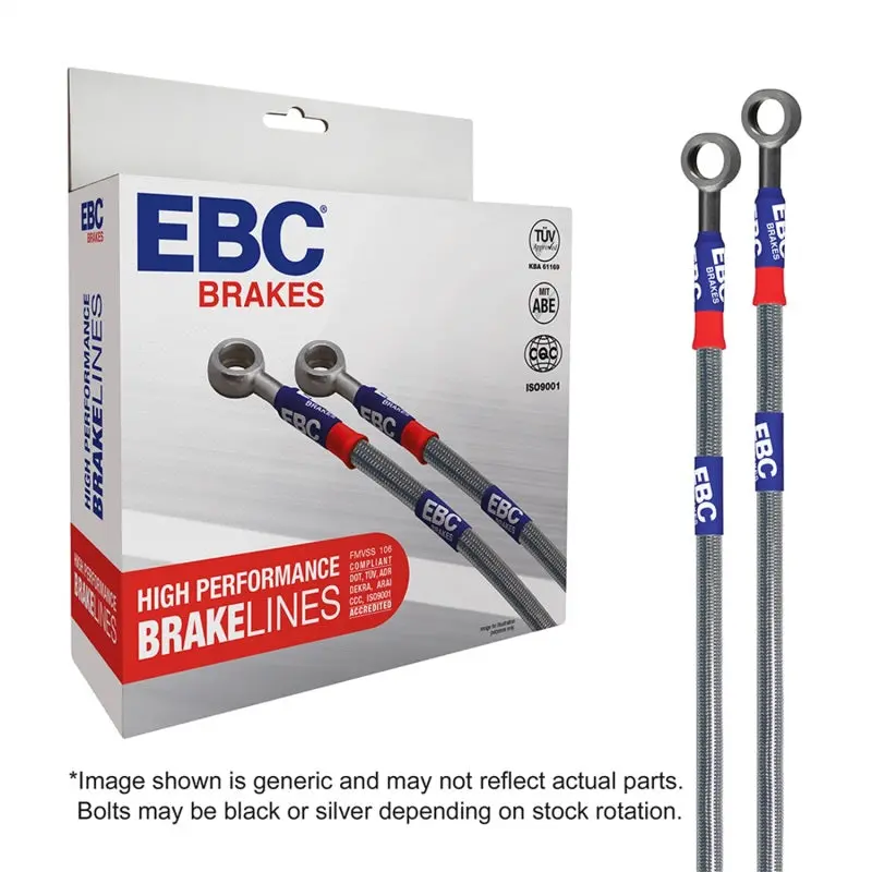 Ebc Stainless Steel Front Brake Line Kit For 2014–2018 Bmw M3 (3.0Tt Engine) 1