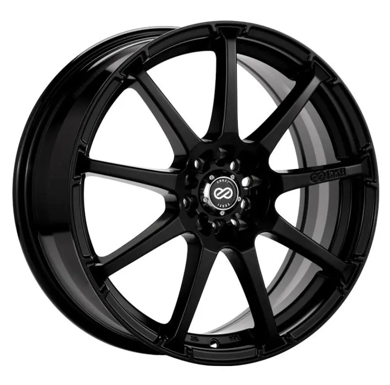 Enkei Edr9 17X8 Inch Alloy Wheel — 5X105/110 Bolt Pattern, 38Mm Offset, 72.6Mm Hub Bore, Matte Black Finish 1