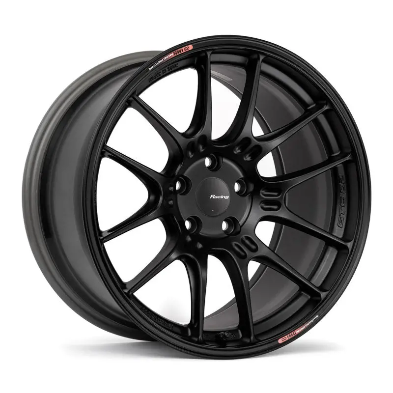 Enkei Gtc02 Matte Black Alloy Wheel – 18X8.5 Inches, 5X120 Bolt Pattern, 35Mm Offset, 72.5Mm Center Bore 1