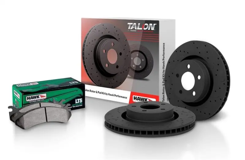 Hawk Talon High-Performance Brake Rotors — Drilled & Slotted, Direct Fit 2