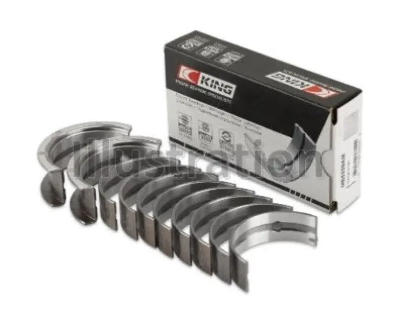 King Engine Bearings Main Bearing Set For Gm Lx3 / 85Ci / 98Ci Engines – Oversize +0.75Mm 1