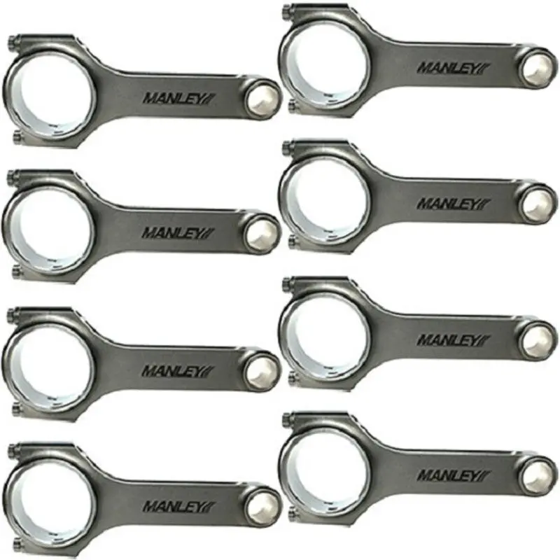 Manley Pro Series I-Beam Connecting Rods For Chevy Big Block – 6.535In Length, 4340 Steel, L19 Bolts (Set Of 8) 1