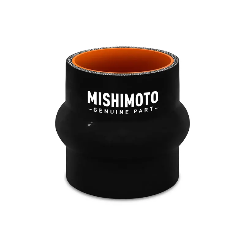 Mishimoto 2.75-Inch Silicone Hump Hose Coupler – Black Reinforced Construction 1
