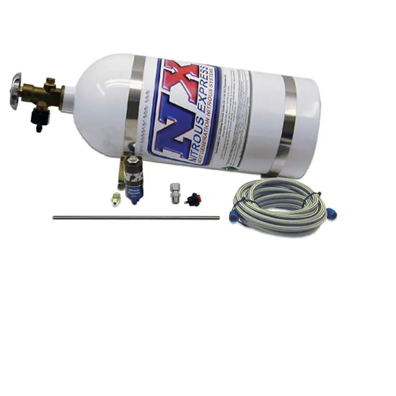 Nitrous Express Full-Show Purge System – Includes 10Lb Bottle, Solenoids, Lines, And Mounting Hardware 1