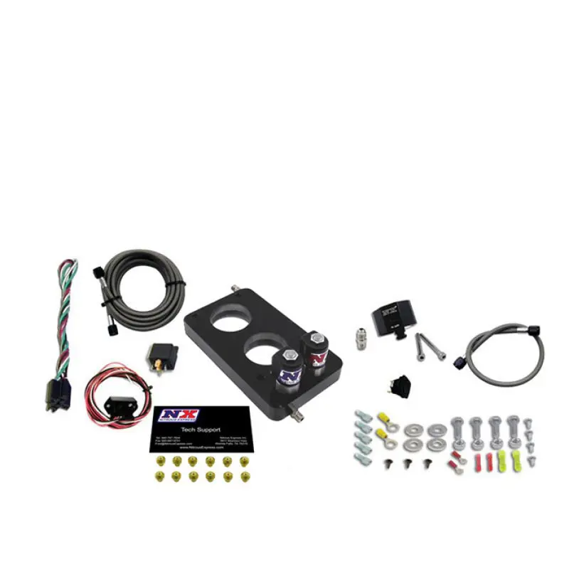 Nitrous Express Nitrous Plate System For 2005–2010 Ford Mustang 4.6L 3-Valve V8 (50–150 Hp, Bottle Not Included) 1