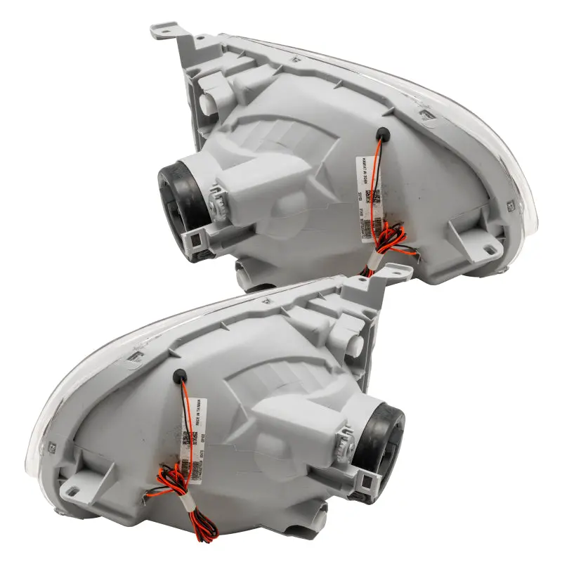 Oracle Lighting Pre-Assembled Led Halo Headlights For 2005–2006 Toyota Tundra – Red Accent Ring 1