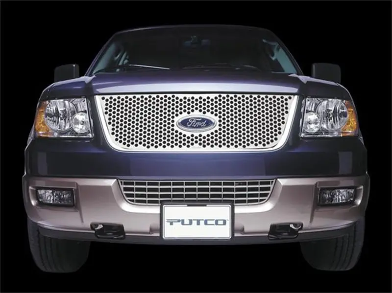 Putco Stainless Steel Honeycomb Grille With Embossed Logo For 2004–2005 Ford Ranger 1