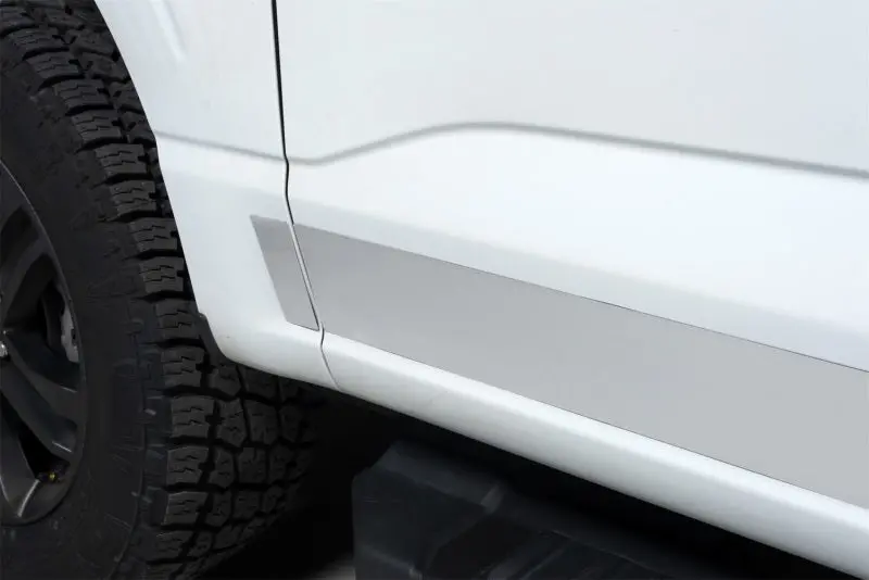 Putco Stainless Steel Rocker Panel Trim For 2021 Ford F-150 Super Crew (6.5Ft Short Box) – 4.25In Tall, 12-Piece Set 1