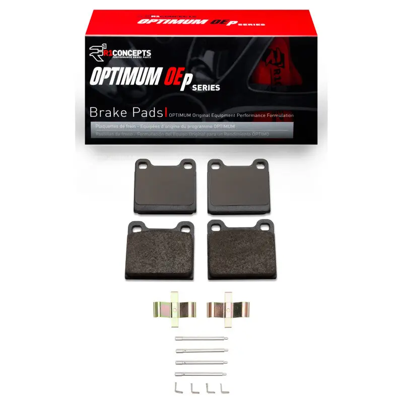 R1 69-83 Porsche 911 Rear Optimum Oe Pads & Hardware Kit 1
