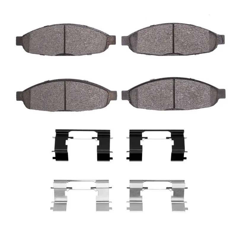 R1 Front Brake Pad And Hardware Kit For 2004–2008 Chrysler Pacifica (Oe-Style Optimum Replacement) 1
