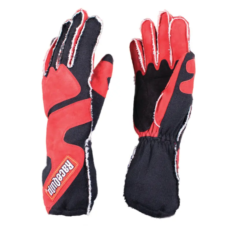 Racequip Sfi-5 Certified Racing Gloves – Red/Black Xl, Full-Outseam Design With Secure Closure 1