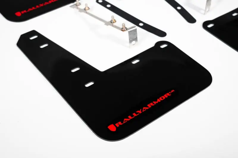 Rally Armor 2023 Toyota Gr Corolla Black Ur Mud Flap W/ Red Logo 1