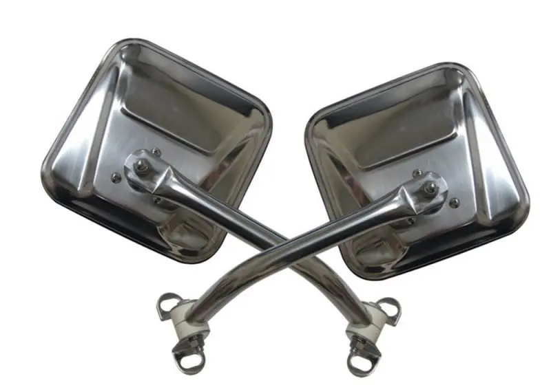 Rampage Stainless Steel Mirror Kit For 1976–1983 Jeep Cj5 1