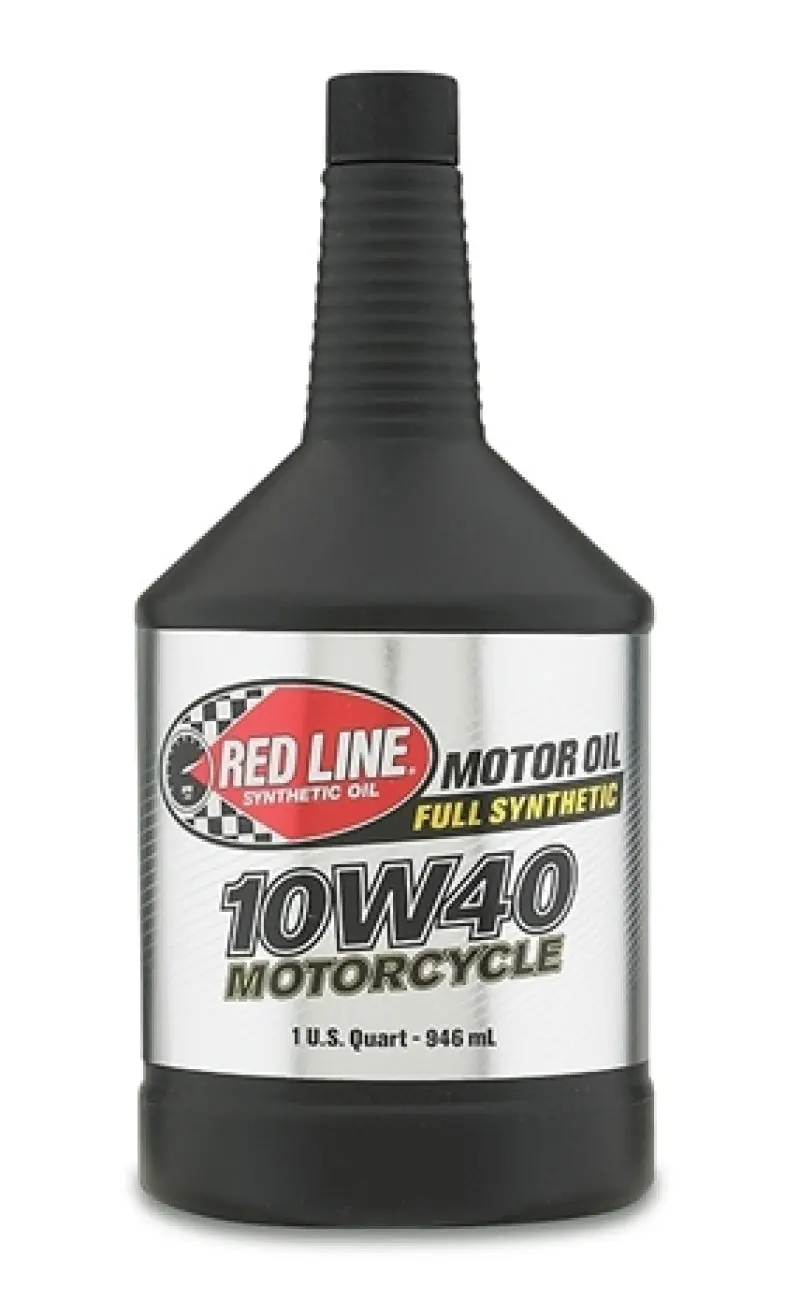 Red Line 10W-40 Full-Synthetic Motorcycle Engine Oil – 1 Quart Bottle 1