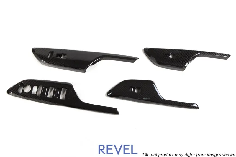 Revel Gt Dry Carbon Fiber Window Switch Panels For 2016–2018 Honda Civic (4-Piece Kit) 1