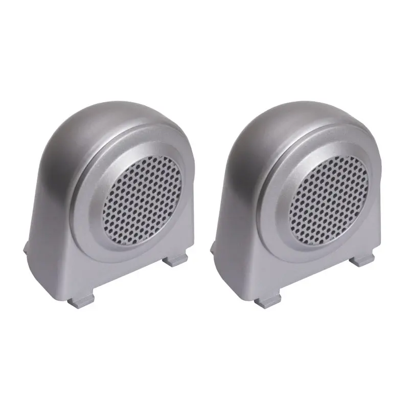 Rugged Ridge Silver Tweeter Speaker Enclosures For 2007–2010 Jeep Wrangler Jk 1