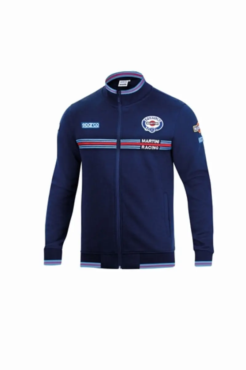 Sparco Martini-Racing Full-Zip Racing Jacket – Medium, Navy Blue 1