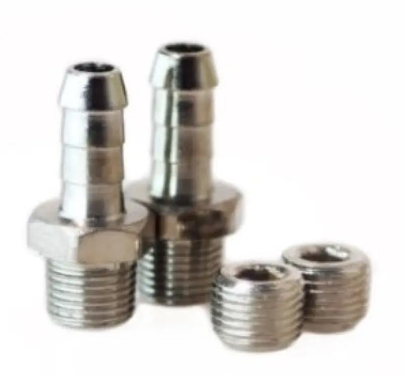 Turbosmart Wg50/Wg60 Wastegate Fitting Kit – 1/8” Npt To 6Mm Hose Tail, Includes Plug 1