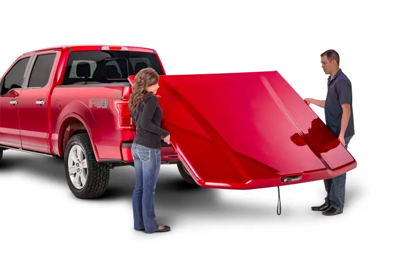 Undercover Elite Lx Tonneau Cover – Hard Folding Bed Cover For 2018–2020 Toyota Tundra (5.5-Foot Bed), Calvary Blue 1