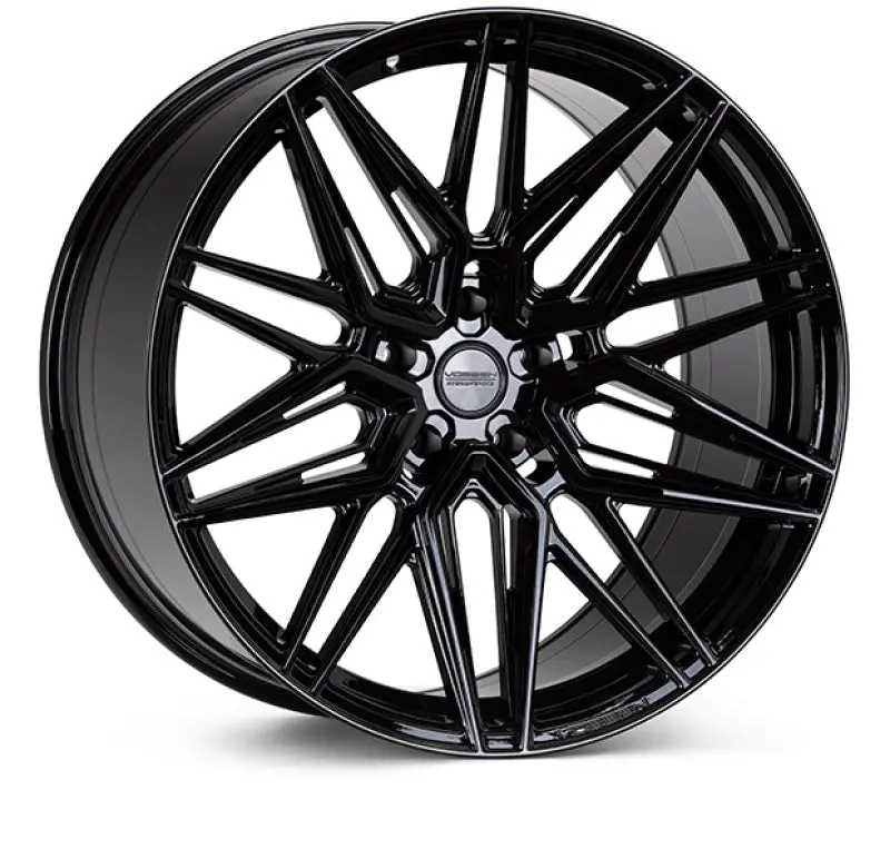 Vossen Hf-7 Gloss Black Forged Wheel – 22X10.5", 5X127, Et27, Deep Face Design 1