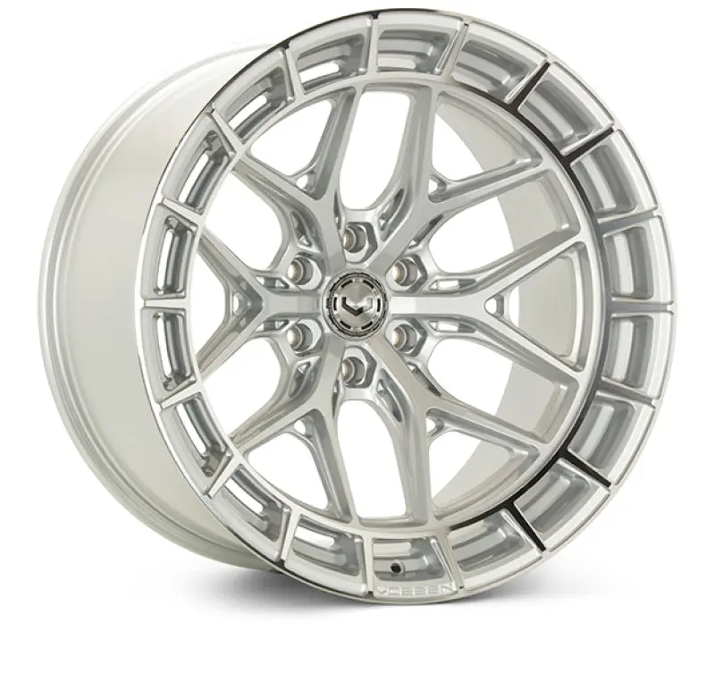 Vossen Hfx-6 Forged Aluminum Wheel – 24X10", 6X135, +25Mm Offset, Deep Dish, Silver Polished 1