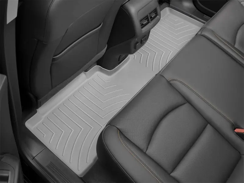 Weathertech Rear Floorliner For 2019+ Chevrolet Silverado 1500 Double Cab (Bucket Seat Config) – Gray 1