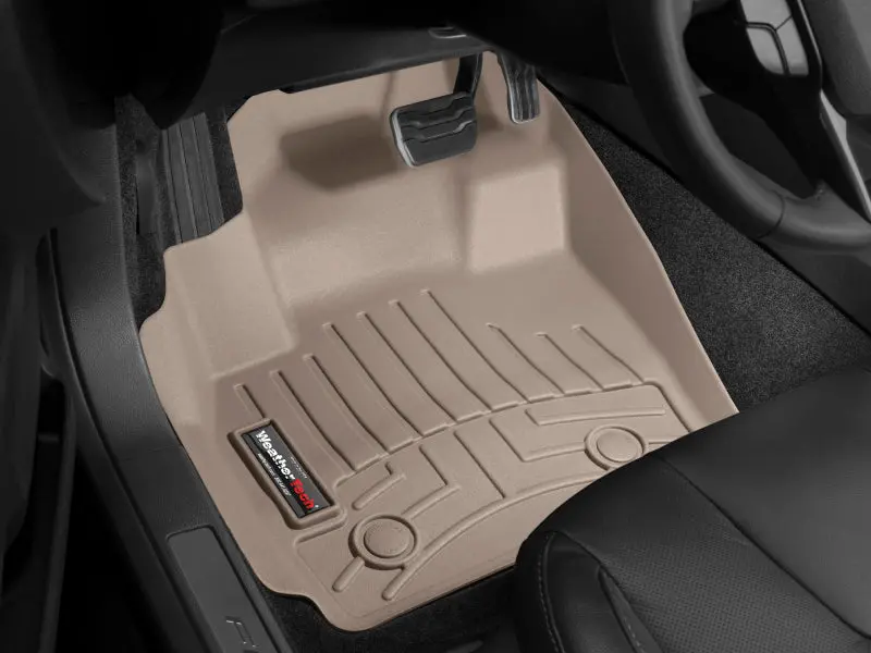 Weathertech Rear Floorliner — Tan Color, Universal Fit For Select Models 1