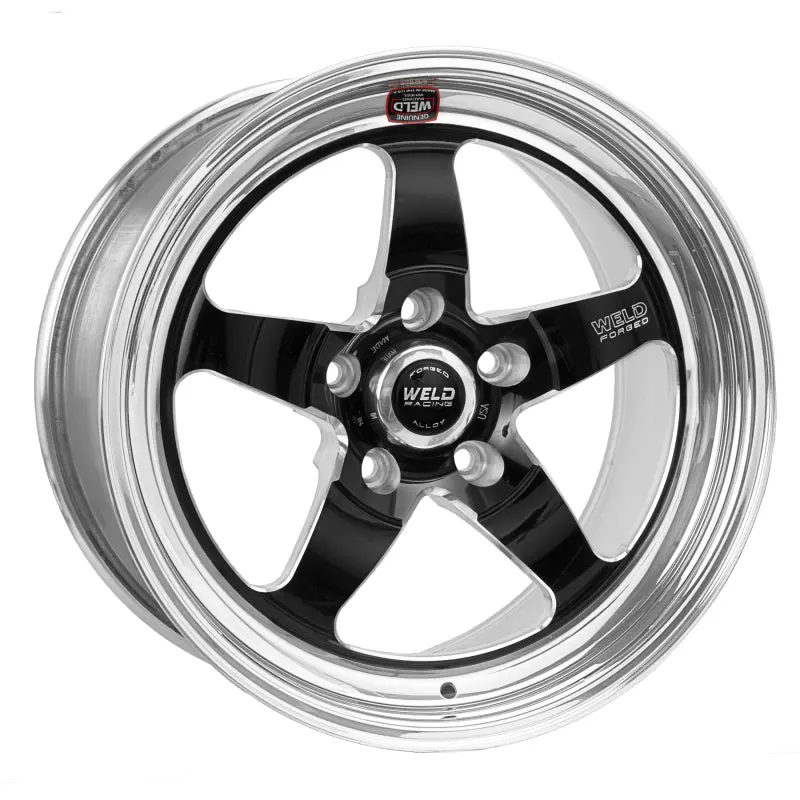 Weld S71 Black Aluminum Wheel – 17X10.5", 5X4.75", 8.3" Backspace, Medium Pad Finish (Non-Beadlock) 1