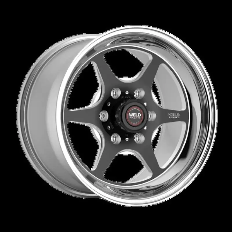 Weld S79 Hd 17X9.5-Inch Black Center / Polished Shell Wheel – 6X139.7, 5.7″ Backspace 1