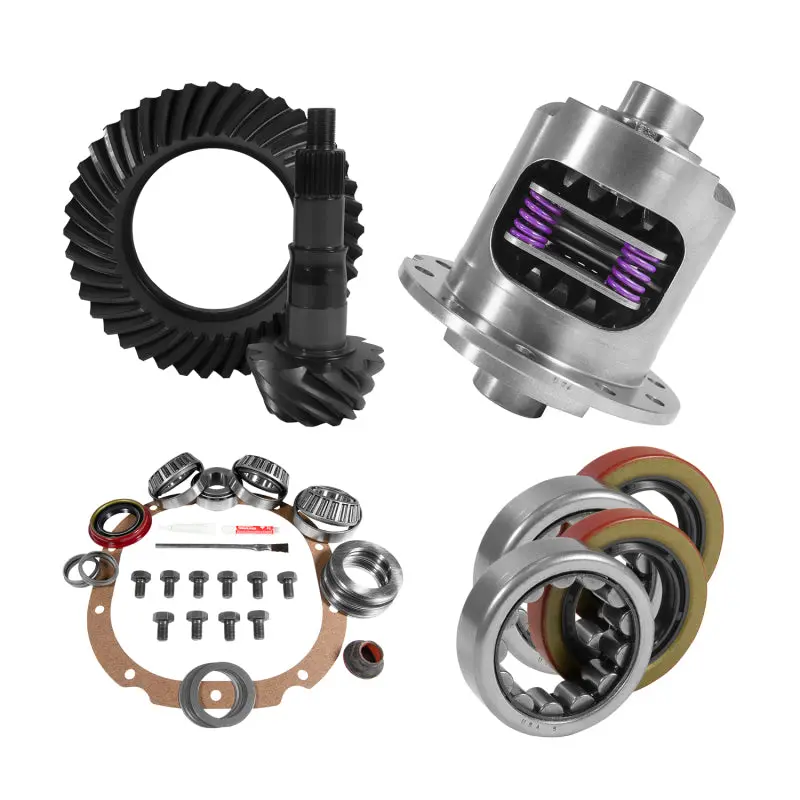 Yukon 8.8In Ford 3.73 Rear Ring & Pinion Install Kit 2.25In Od Axle Bearings And Seals 1